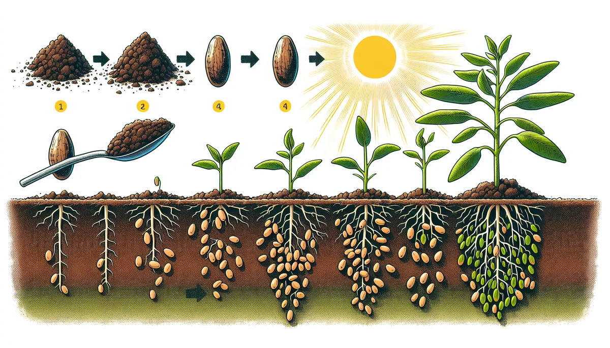 Another picture chart to show you how to grow milkweed from seed.
