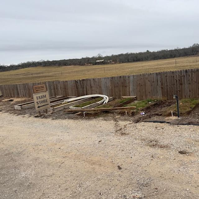 The purchaser took a lot down and loaded his truck but there is much more to get.