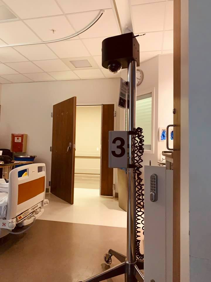 A portion of Matthew's hospital room on the 5th floor. They moved him here on the night of Christmas Eve. A portion of Matthew's hospital room on the 5th floor. They moved him here on the night of Christmas Eve.