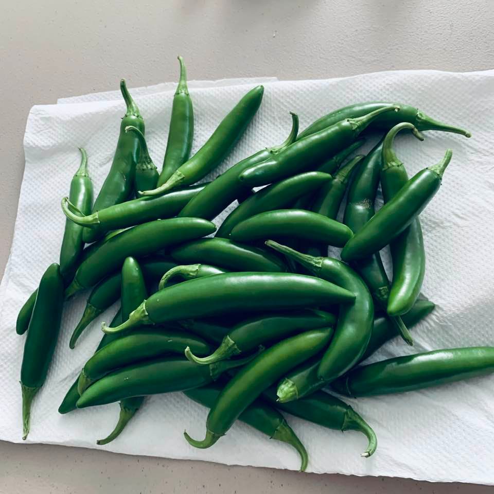 Beautiful, colorful produce direct from your garden makes a wonderful Christmas gift.