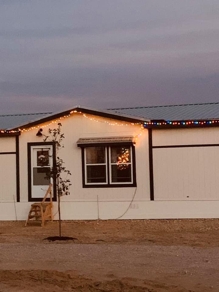 The front door of our home is almost in the middle of the front. There are a lot of mobile home floor plans to choose from. We decorated the outside and the yard for Christmas. The front door of our home is almost in the middle of the front. There are a lot of mobile home floor plans to choose from. We decorated the outside and the yard for Christmas.