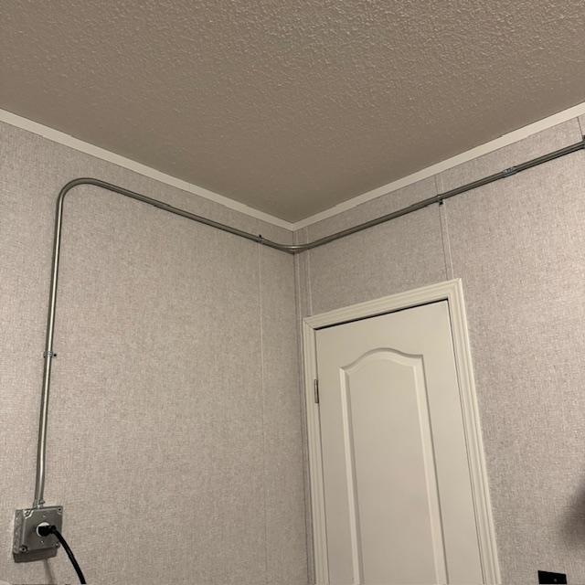 Hughes installed a dedicated plug for my new appliance. Doesn't look all that pretty but it should work. Hughes installed a dedicated plug for my new appliance. Doesn't look all that pretty but it should work.