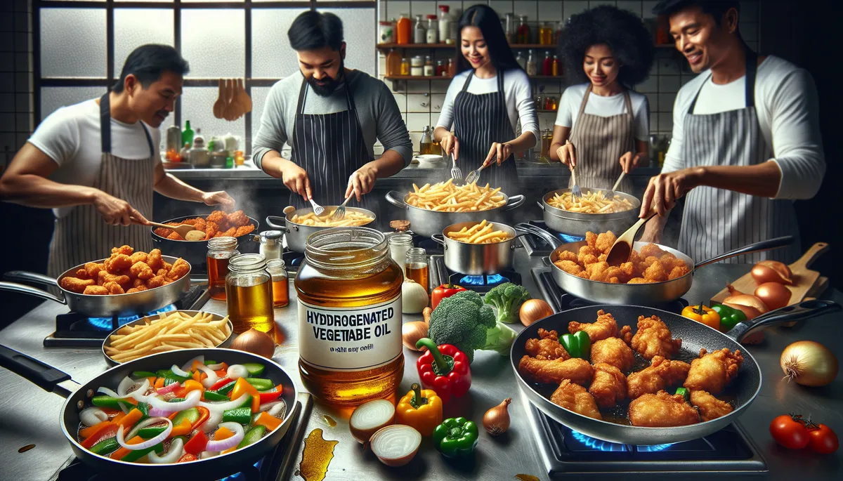 More chefs and more fried foods cooked with hydrogenated vegetable oil.