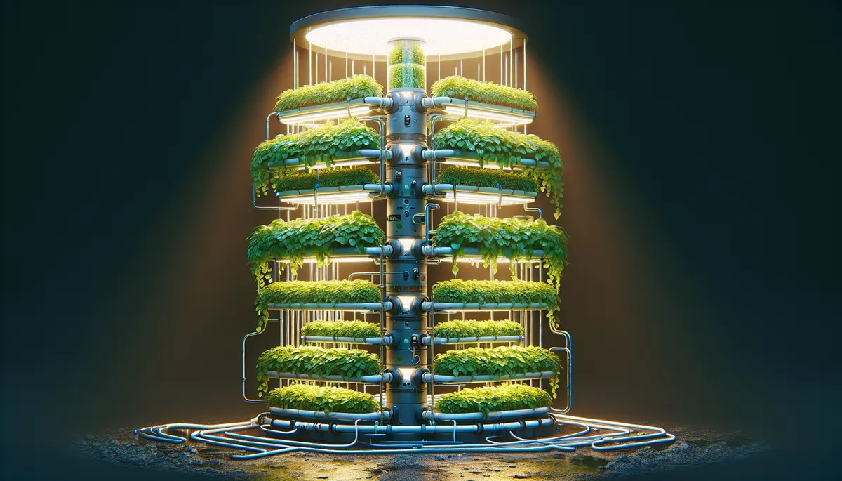 Most of us won't have giant units to grow food. This can be scaled down to fit your home or greenhouse area. Most of us won't have giant units to grow food. This can be scaled down to fit your home or greenhouse area.