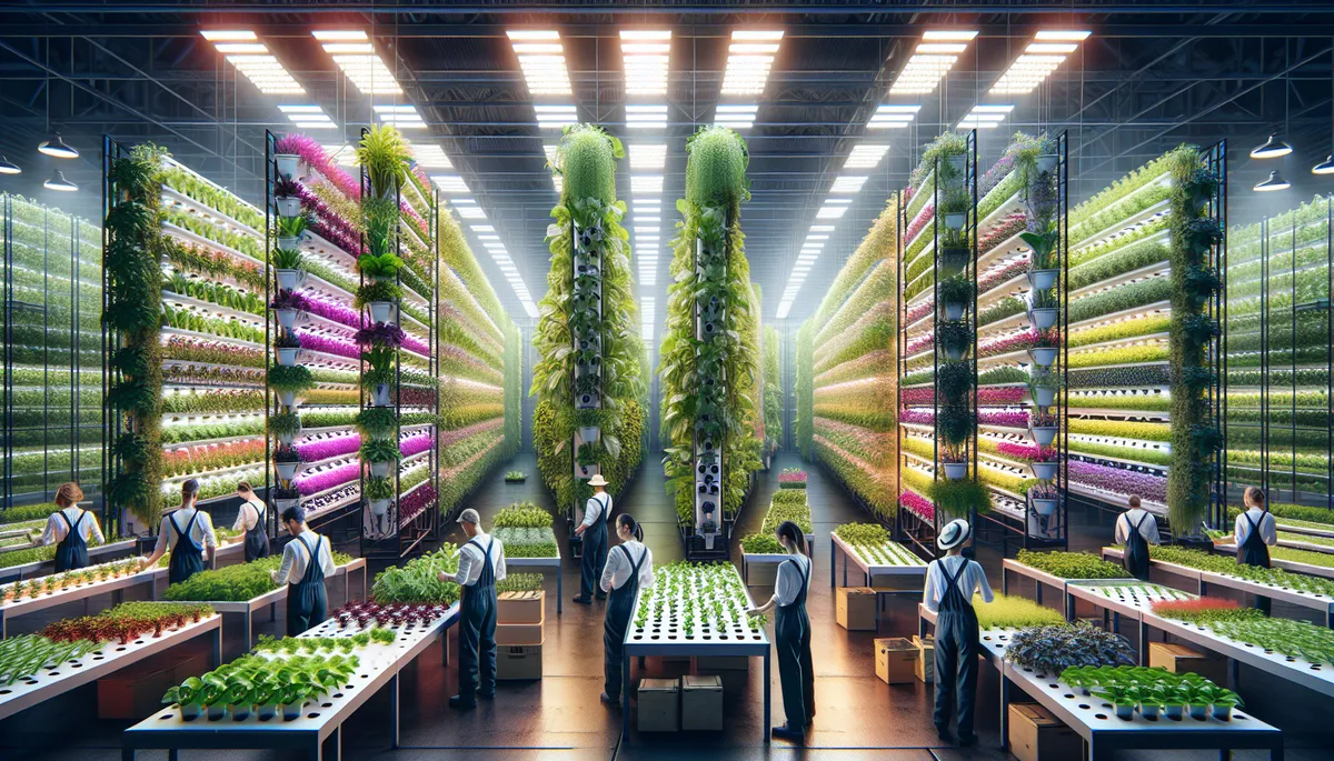 Climate controlled indoor farming is becoming more and more popular.