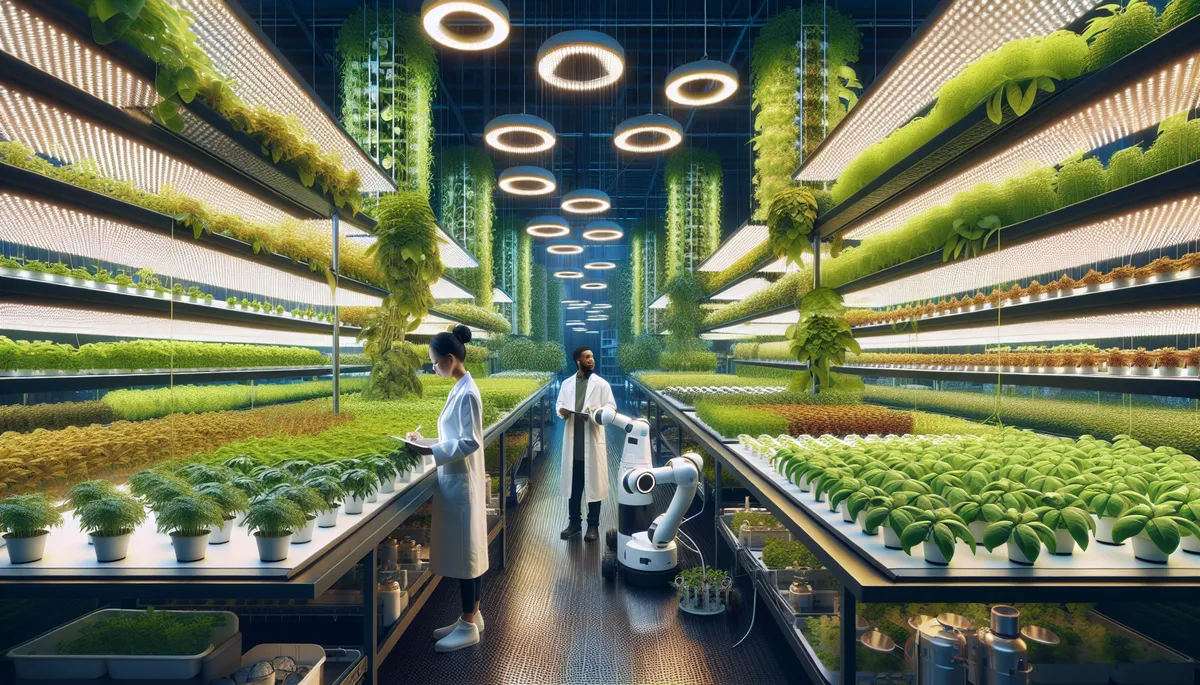 Robotics can be included in indoor farming.
