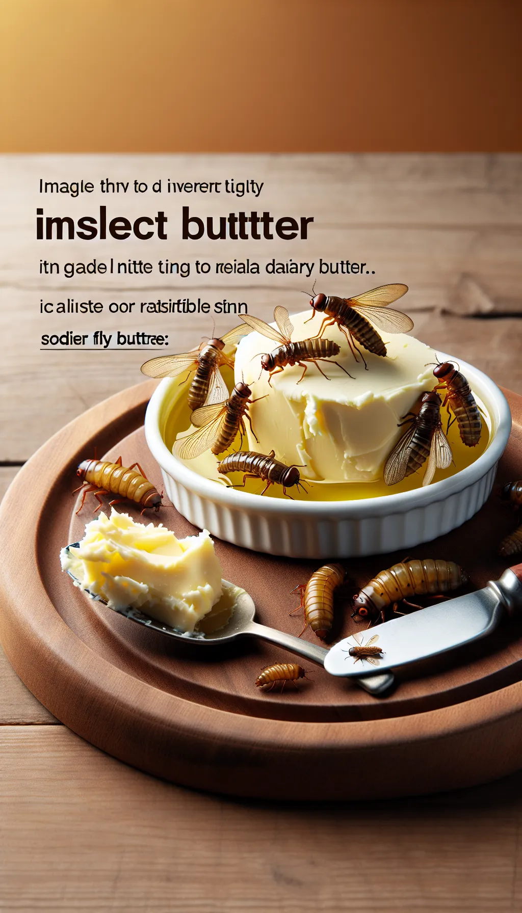 insect butter ai with flies on it insect butter ai with flies on it