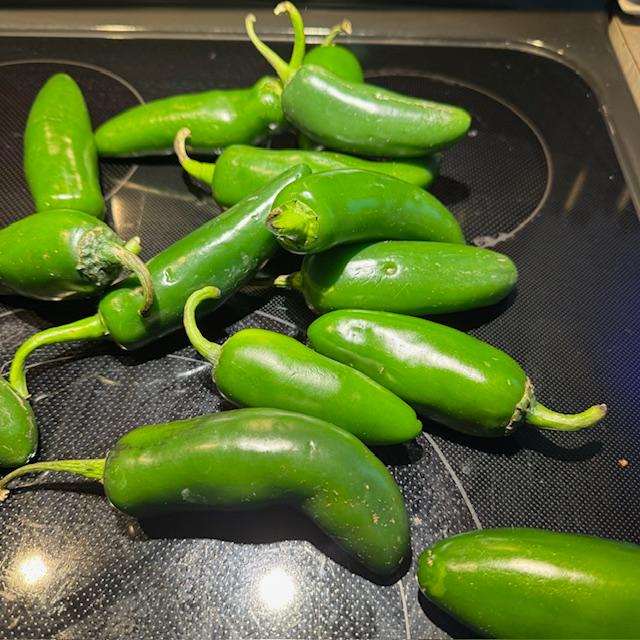 These jalapenos were super hot.