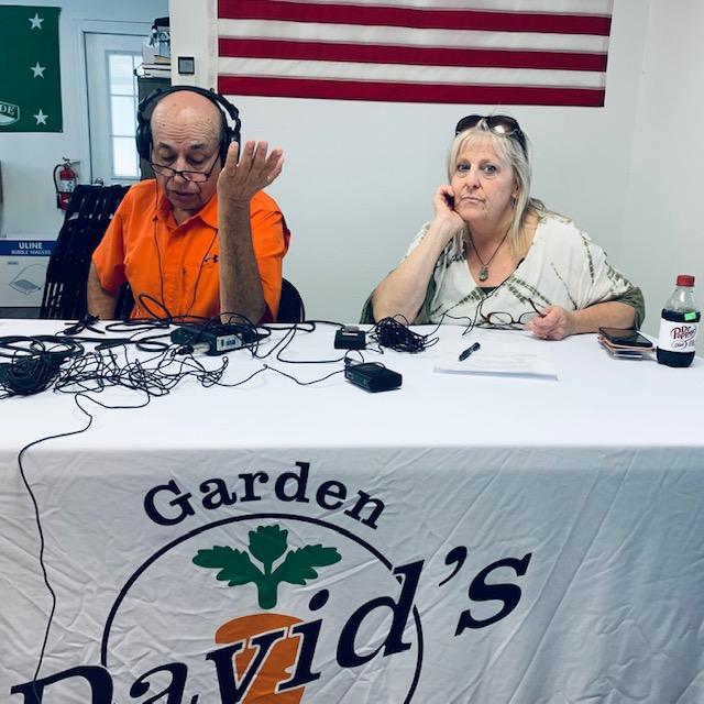 JB Salazar and Patrice Wassing with KSAQ radio came to David's Garden Seeds® to interview us about our business.