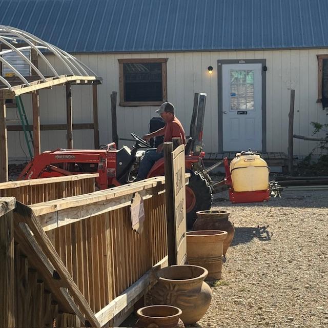 A friend from church has been helping David get some chores done around the farm.