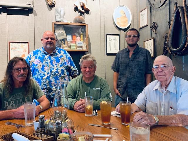 My father in law with his 3 sons and one of his 3 grandsons, Matt.