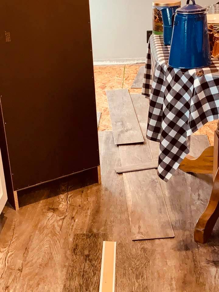 My kitchen was all torn apart this morning as the tongue and groove floor was repaired. Mobile home living is a lot like regular home living. My kitchen was all torn apart this morning as the tongue and groove floor was repaired. Mobile home living is a lot like regular home living.