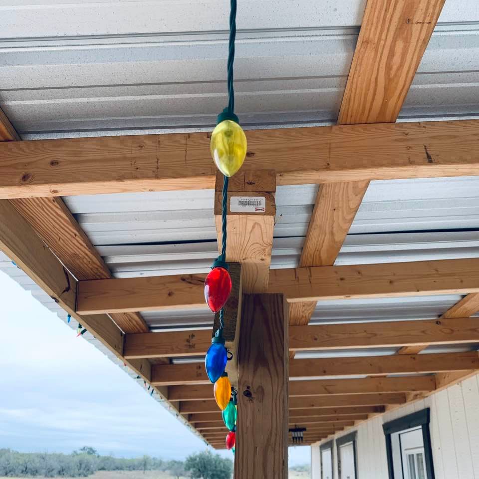 I know, lights are not Christmas ornaments, but they are just as important so we will include them. David loves the larger lights and doesn't want them blinking or changing colors.