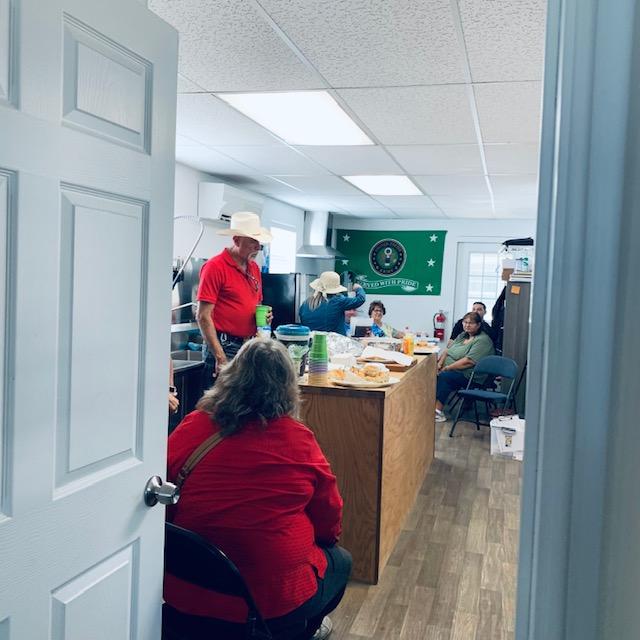 The meeting started in our commercial kitchen.