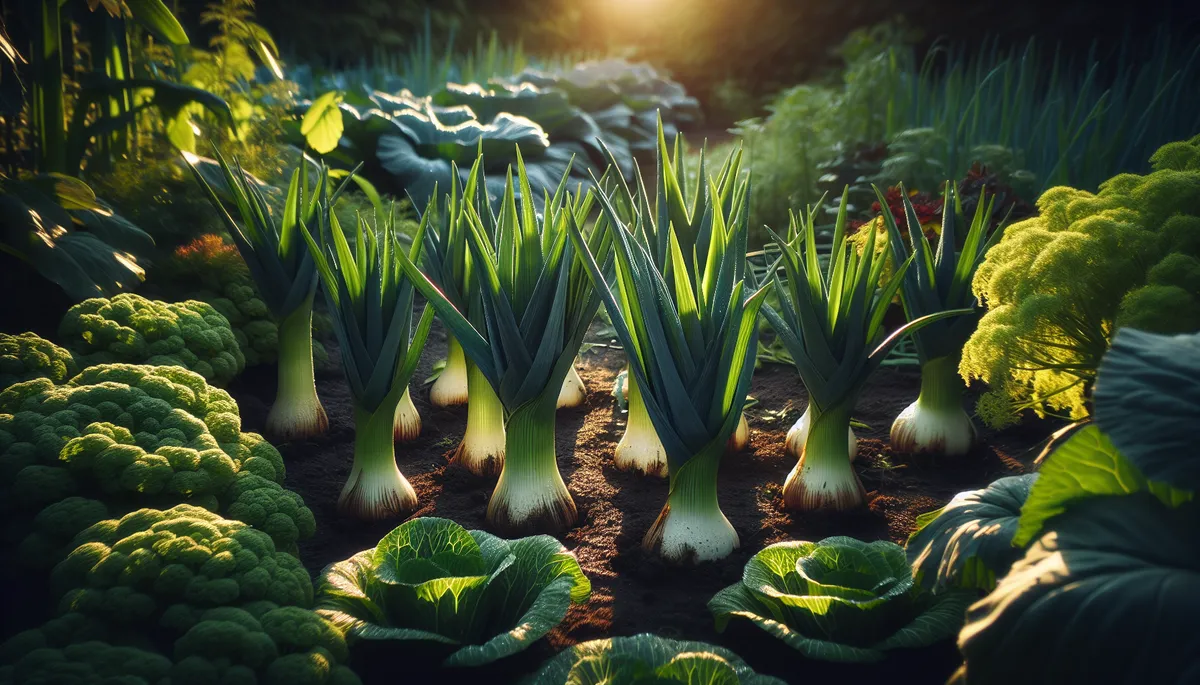 Leeks are much fatter than bunching onions.