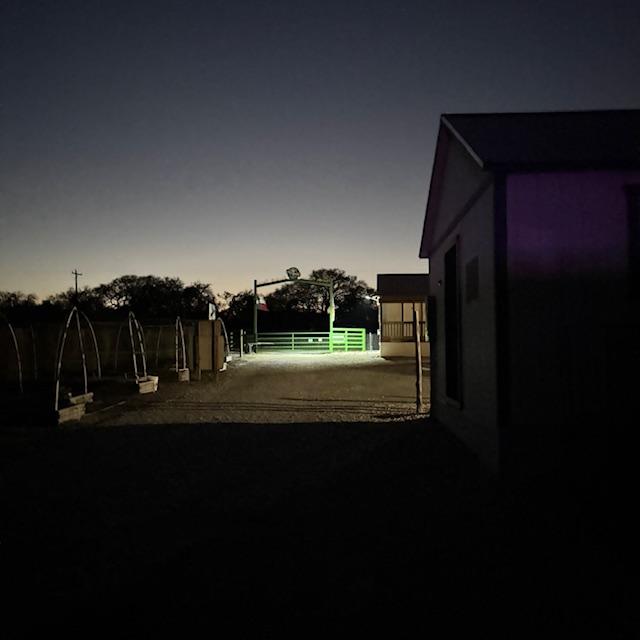 I went out to the dumpster and was surprised to find this much light!