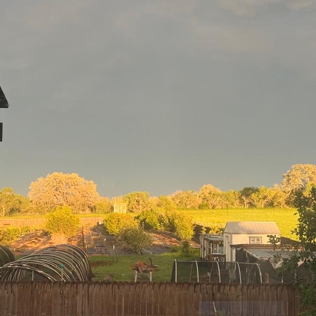 Lightning started after the storm and everything was lit up.