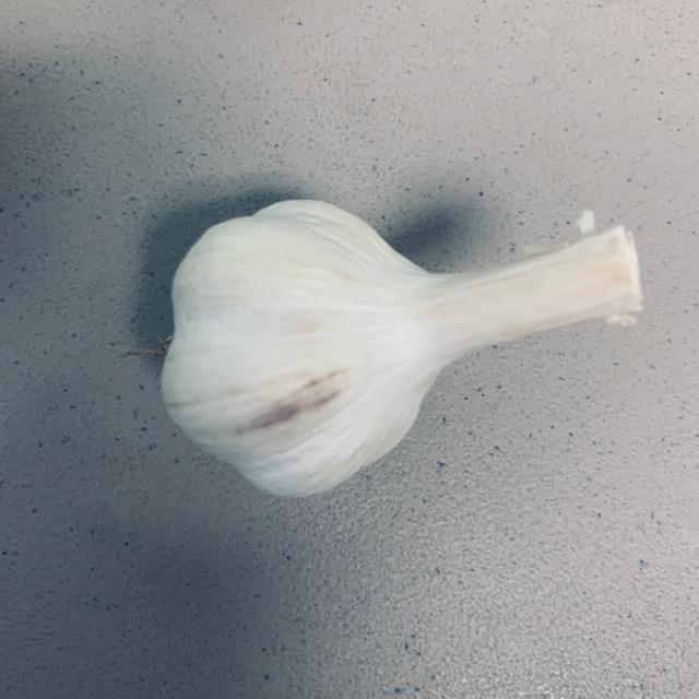 This is a Red German. You can see a streak of purple. The ones with purple have more bite to them.