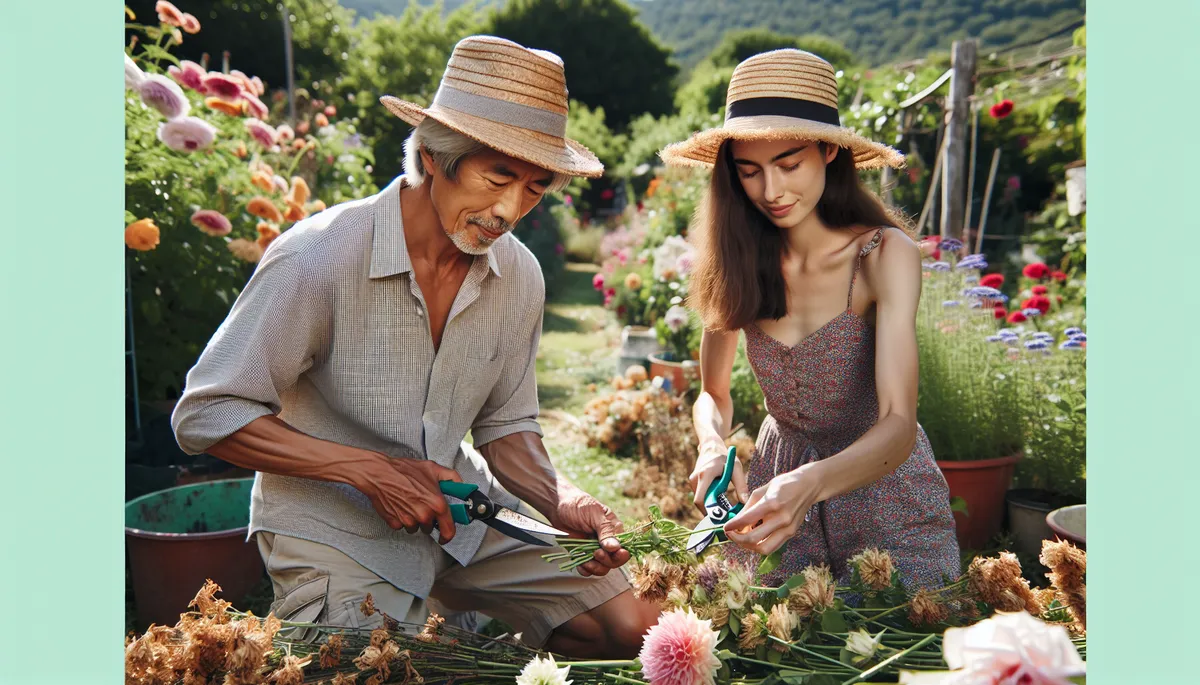 Deadhead your garden to make more flowers grow.