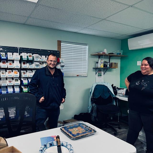 Chocolate chip cookie cake for the birthday boy. It was good.