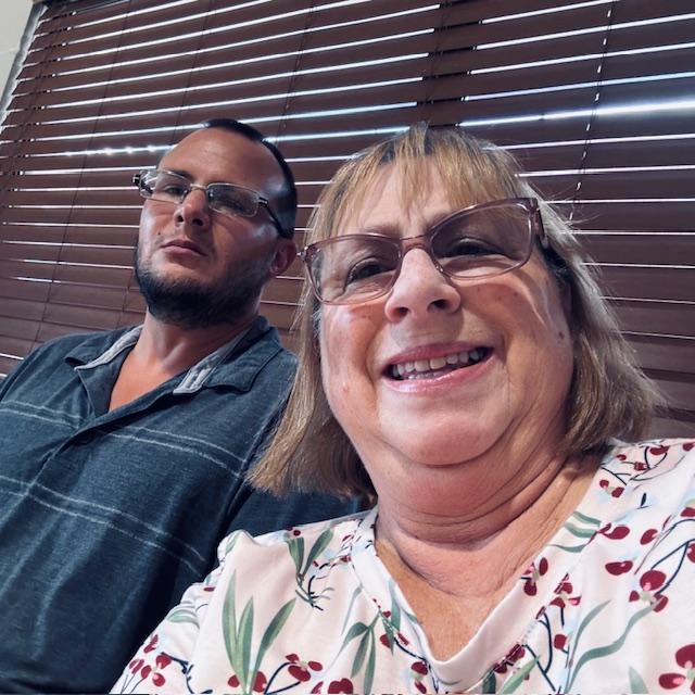 I sat between Matt and David at lunch and could not resist the selfies. What can I say?