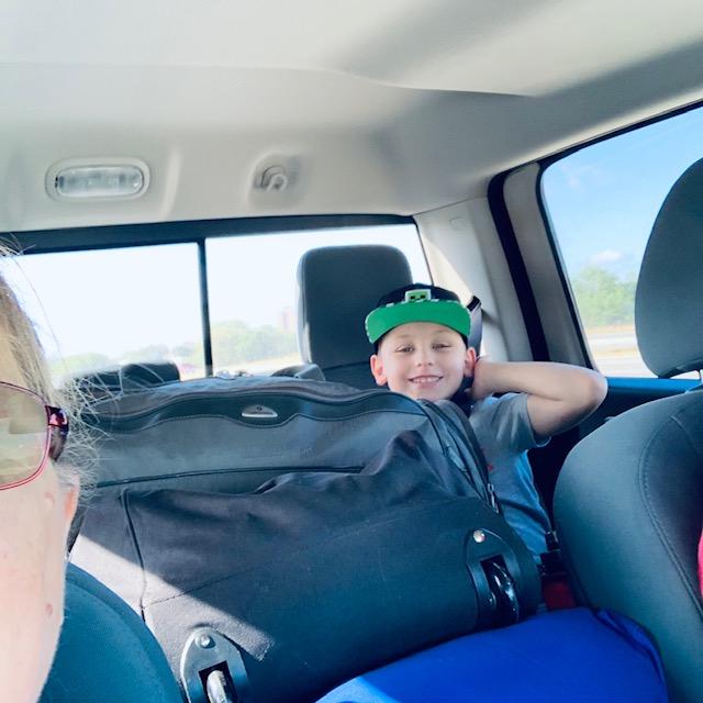 Max is ready for camp and so excited!