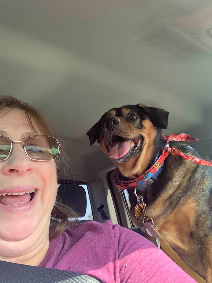 This is Annabelle before she was groomed.