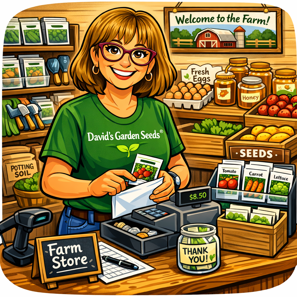We opened a Farm Store where you can buy seeds, eggs, plants, and even some of our garden fresh produce once in a while.