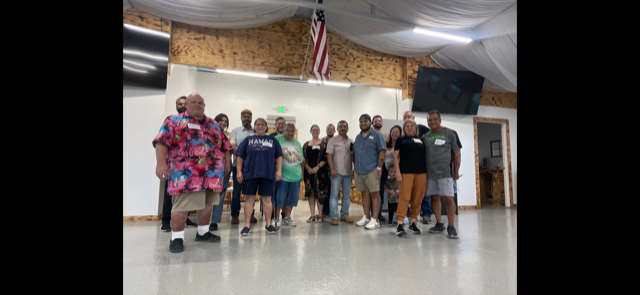 Some left early & others came late but there were about 20 there for the first Small Business Meeting at Farm To Familia. Our thanks to Lynne & Richard Cruz for hosting us in their Event Center.