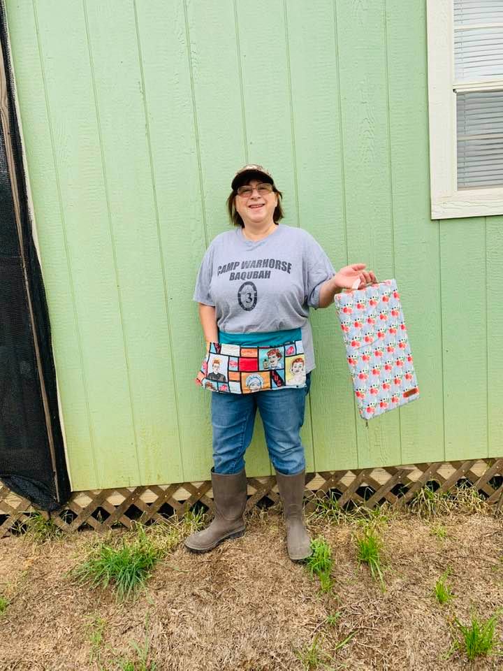 Look at me all set to plant my coronavirus garden on the farm today.