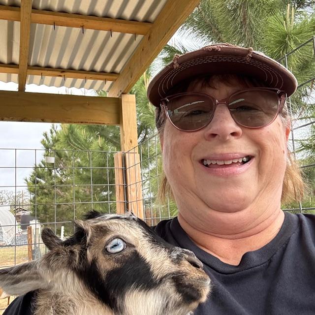 Gracie and me this morning.