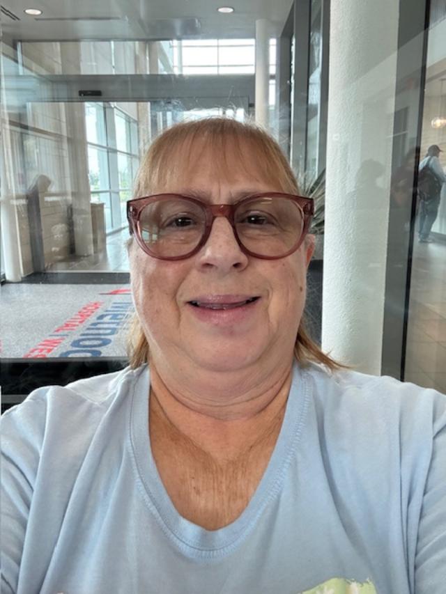 Here I am in the hospital with my fat lip. It was a long day all by myself for most of it.