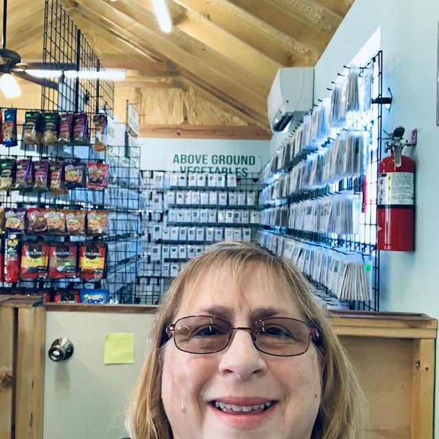 Here I am, just being me, ready to help you when you come in to David's Garden Seeds®.