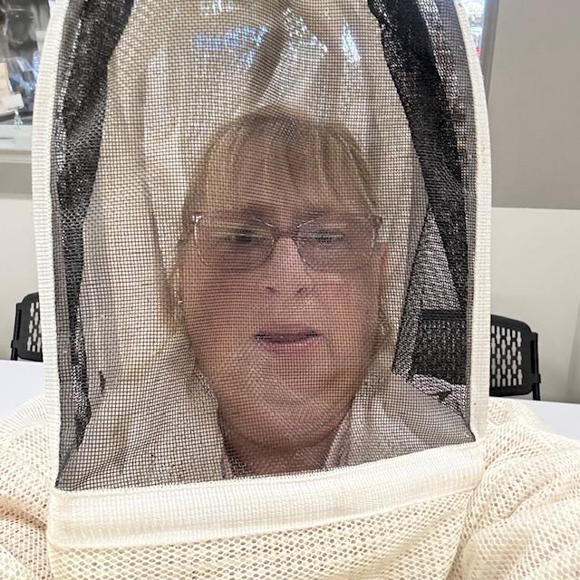 Me in the bee veil.
