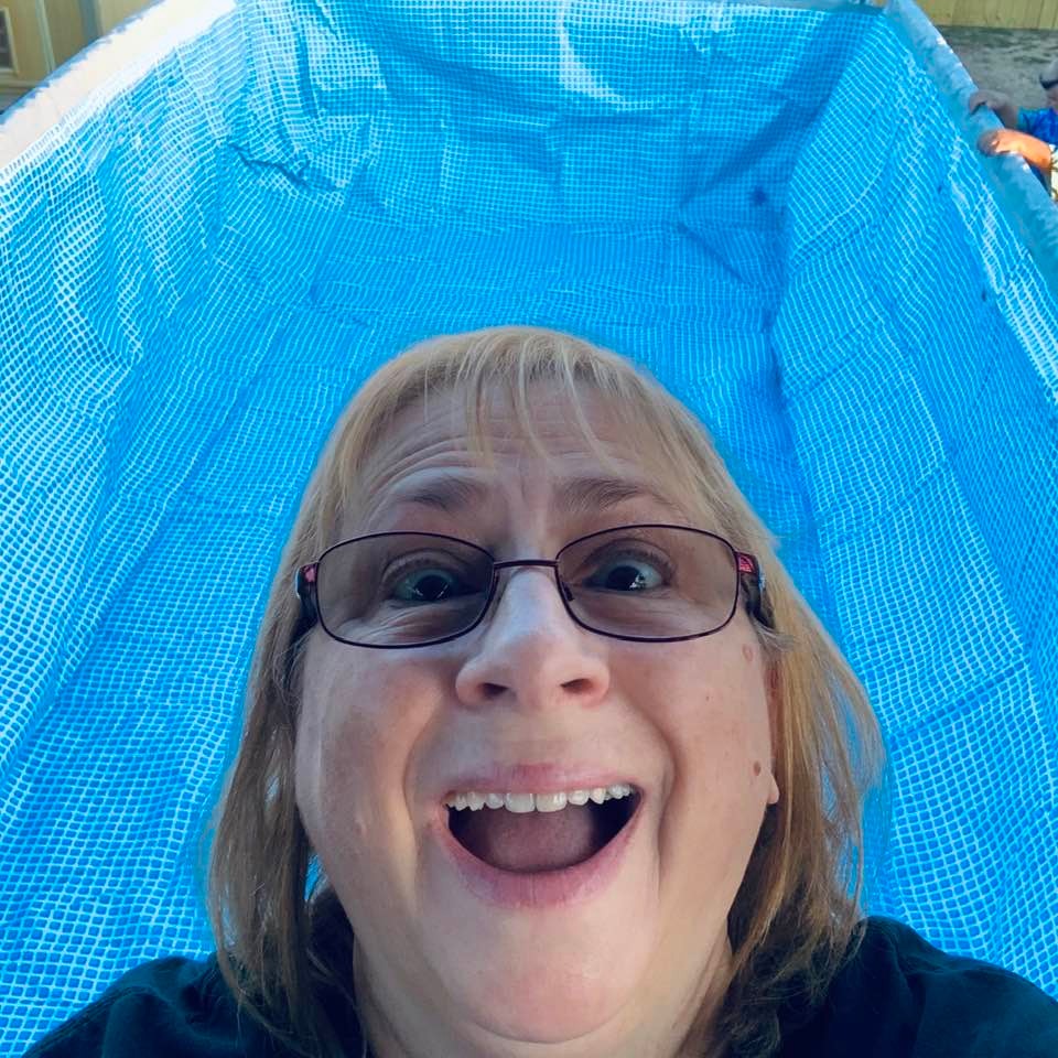 The new pool is set up on a level deck and I am so excited to try it out! However, it is empty...