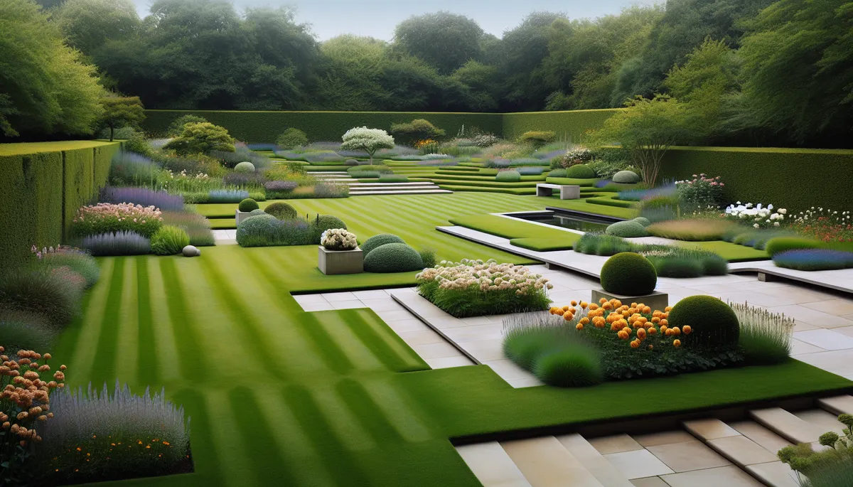 I actually like this rendering of minimalistic gardening.