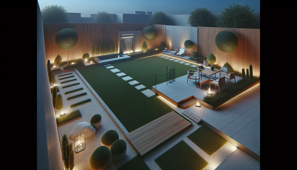 Another artistic rendering of minimalistic gardening...