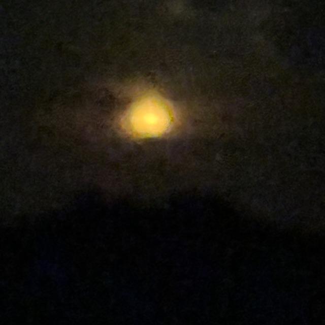 I saw the moon coming up around 9:30pm  tonight. It looked really cool with the clouds so thought I would share it. I was at the kitchen window. I saw the moon coming up around 9:30pm  tonight. It looked really cool with the clouds so thought I would share it. I was at the kitchen window.