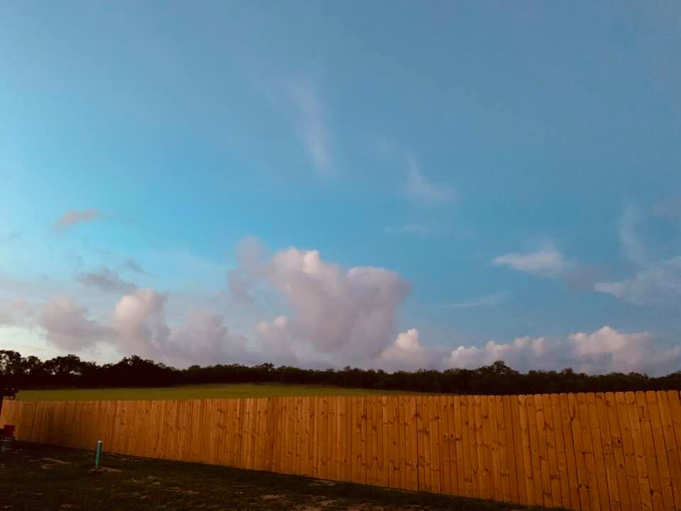 The skies are especially gorgeous out here in the country. Just look at those clouds.