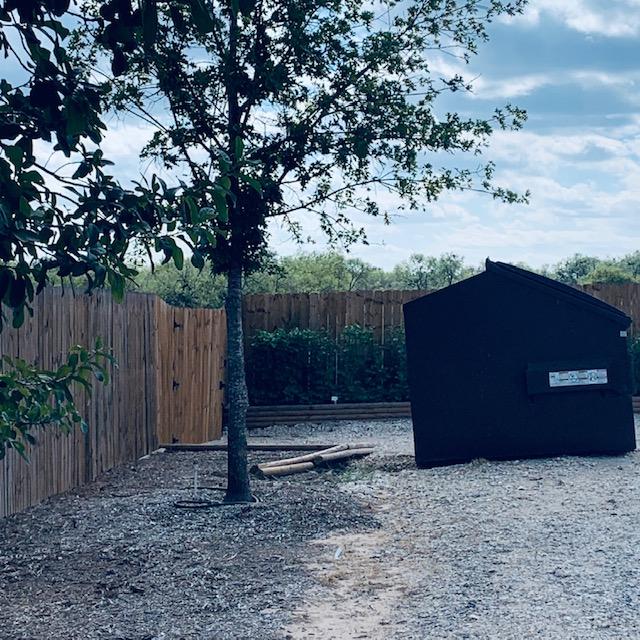 So now the dumpster is moved but the wood is left messed up. People don't care. Not even an apology.