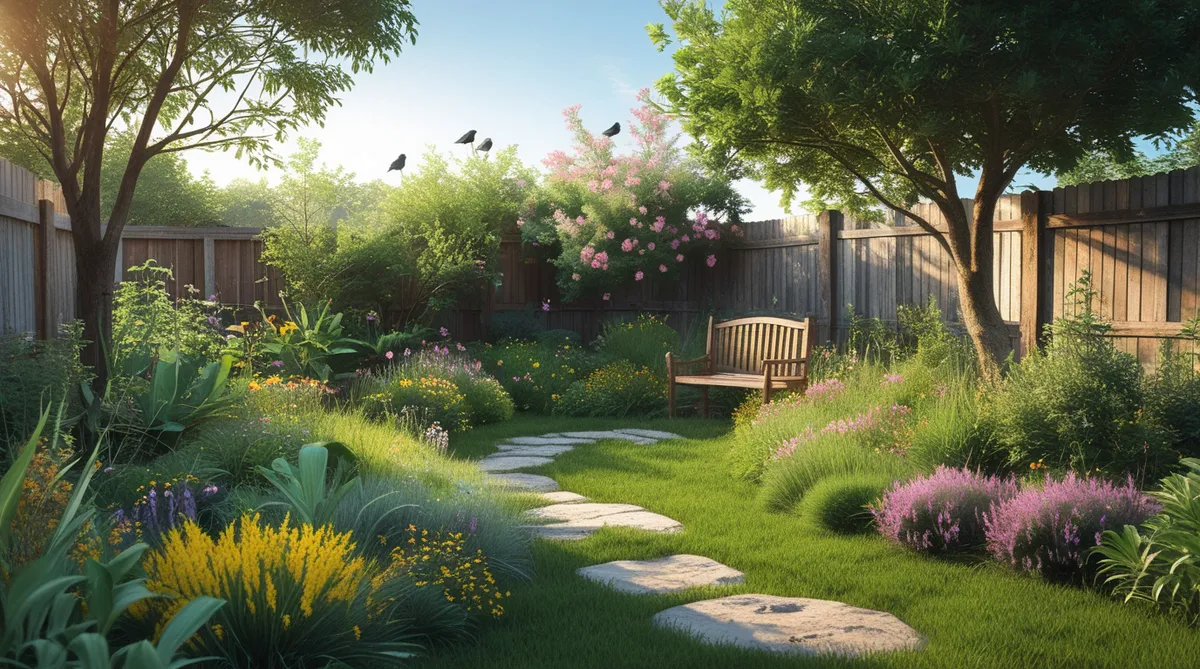 Here is an example of naturalistic planting in your backyard.