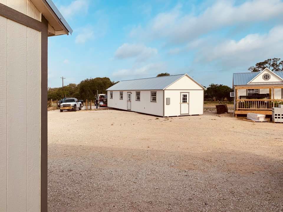 They just took it off of the wheels and now it will go up on blocks.