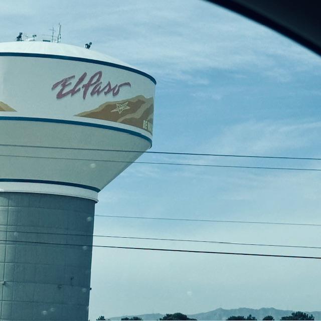 El Paso has a lot of new water towers and they have really grown big. We left 32 years ago. Never went for a visit because my mother said she would not see me.