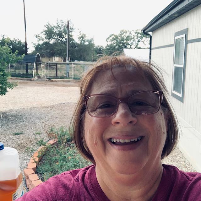 My new hairdo looked better before the wind...