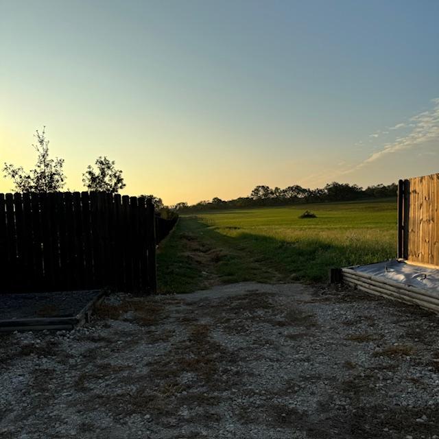 I snapped this photo of the new property while Nacho was mowing and I was taking Trump on a walk this morning. I snapped this photo of the new property while Nacho was mowing and I was taking Trump on a walk this morning.