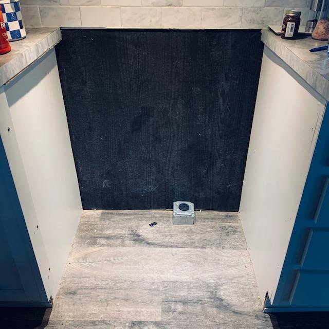 We are ready for the new oven tomorrow.