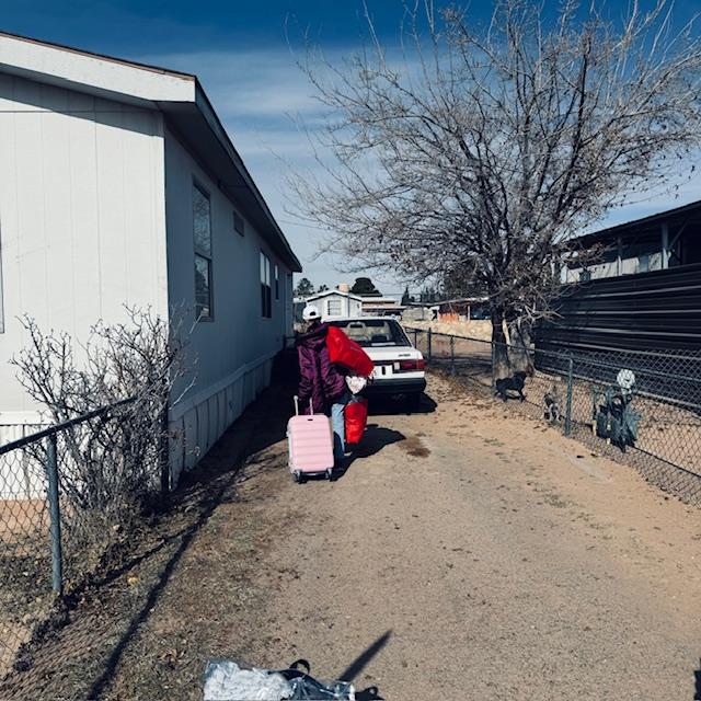 I wasn't allowed to help Norma take things in as my mother hates me and did not care to see me so she had to make several trips. They were heavy!