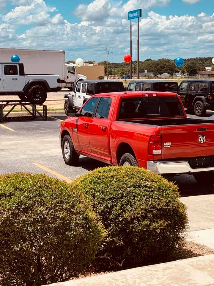 Here it is, our new 2018 Dodge Ram 1500. We got a great deal and David loves it.