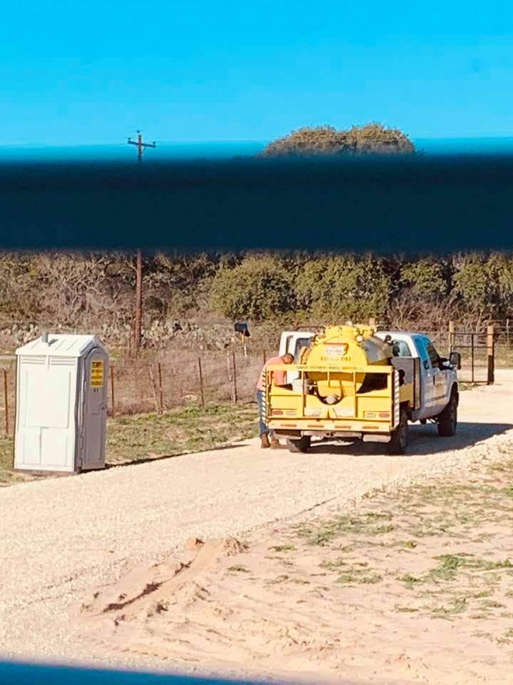 The outhouse is all set up and ready to use for our workers and customers. Lots of activity will be going on in the next month before our store arrives.
