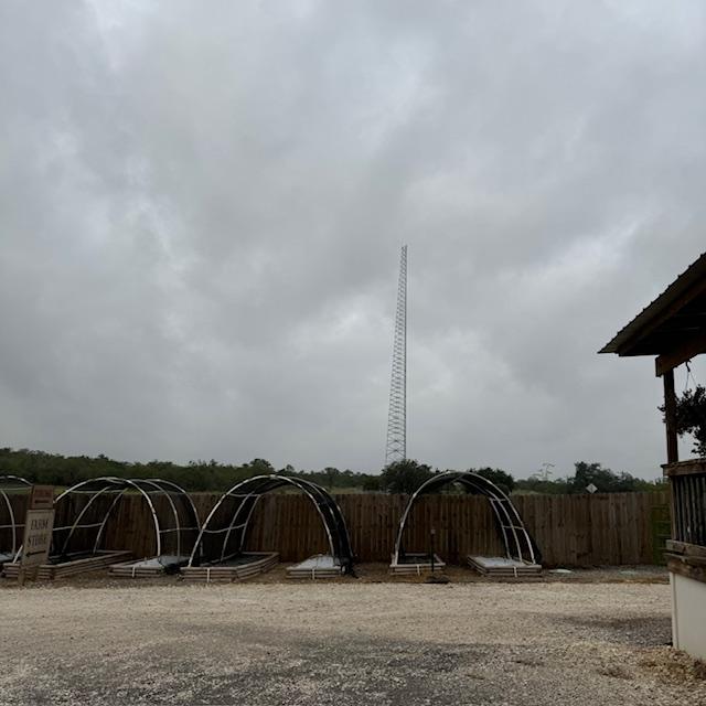 The sky was super overcast earlier but it is sunny now and 96°. The humidity is thick.